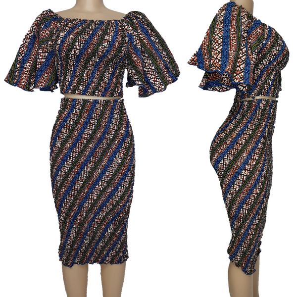 Adomah Flare 2-Piece Set (Ribbion)