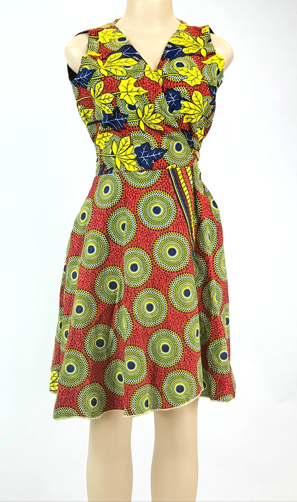 Short Sleeve Wrap Dress 9