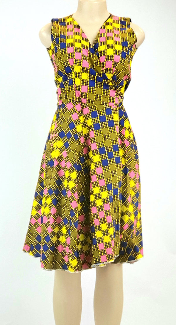Short Sleeve Wrap Dress 6