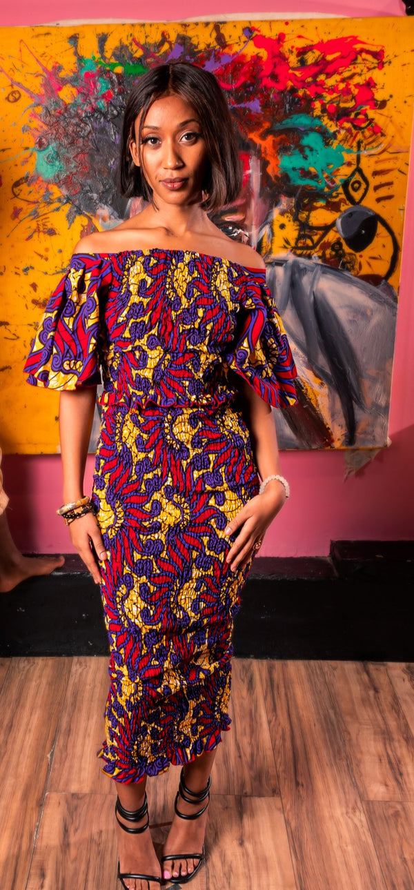 Adomah Flare 2-Piece Set (Royal Purple)