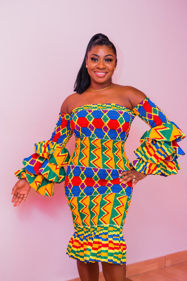3 Sisters Off Shoulder Dress (Angelina)